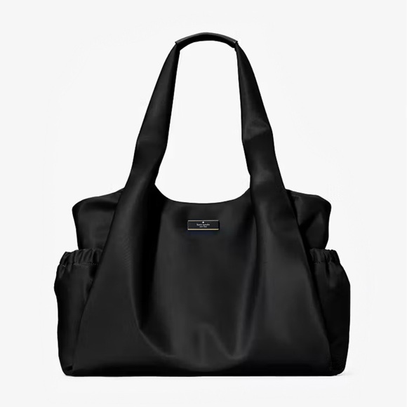 ♠️Kate Spade Carter Nylon Large Baby Bag Babybag Black NEW NWT